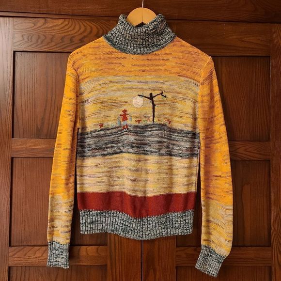 Vintage Sweaters - Vintage Sweater with Embroidery